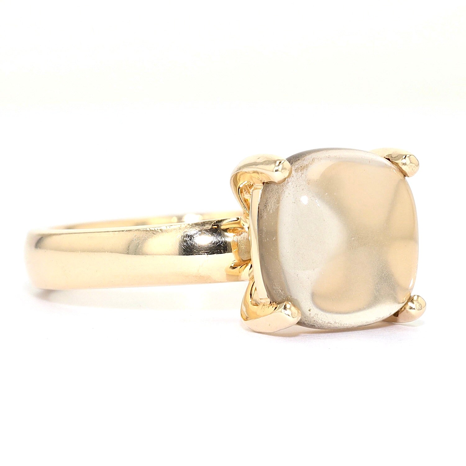 Toni Gard ring in 585 yellow gold with a citrine, turned horizontally to the right