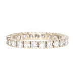 Eternity ring in 585 gold with brilliants, lying frontal